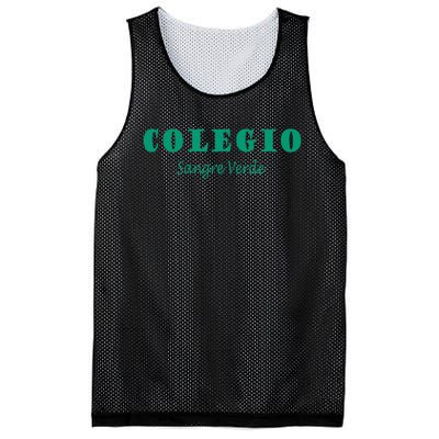 Colegial Mayaguez Sangre Verde Colegio Mesh Reversible Basketball Jersey Tank