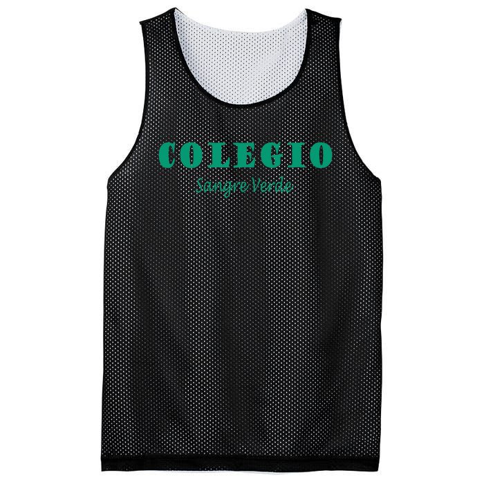 Colegial Mayaguez Sangre Verde Colegio Mesh Reversible Basketball Jersey Tank