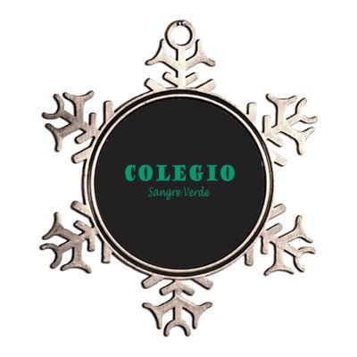 Colegial Mayaguez Sangre Verde Colegio Metallic Star Ornament