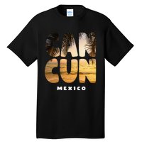 Cancun Mexico Souvenir Sunset Summer Vacation Tall T-Shirt