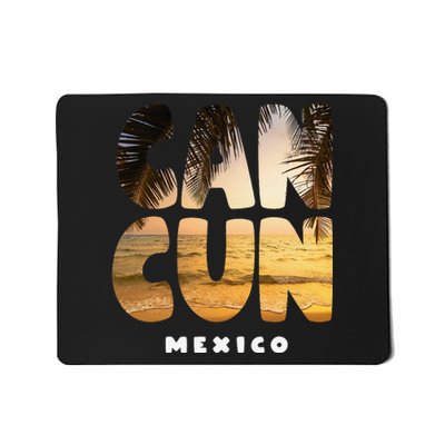 Cancun Mexico Souvenir Sunset Summer Vacation Mousepad