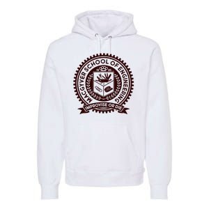 Cool MacGyver School Of Engineering Improvise Or Die EST 1985 Emblem Premium Hoodie