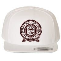 Cool MacGyver School Of Engineering Improvise Or Die EST 1985 Emblem Wool Snapback Cap
