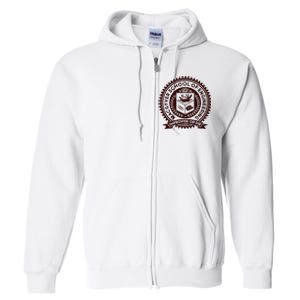 Cool MacGyver School Of Engineering Improvise Or Die EST 1985 Emblem Full Zip Hoodie