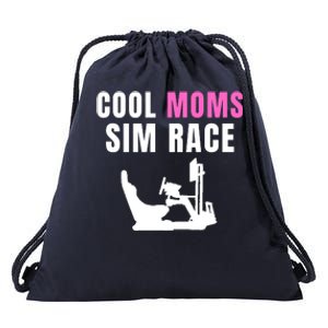 Cool Moms Sim Race Car Racing Sim Gaming Esport Sim Racer Sim Racing Cockpit Drawstring Bag