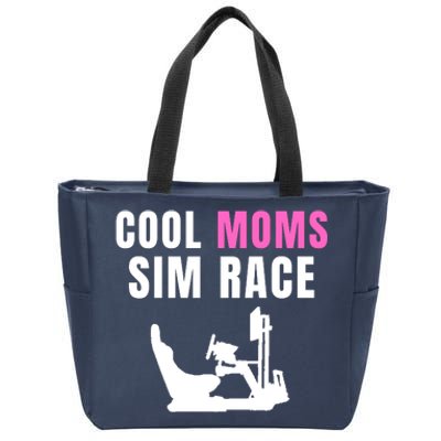 Cool Moms Sim Race Car Racing Sim Gaming Esport Sim Racer Sim Racing Cockpit Zip Tote Bag