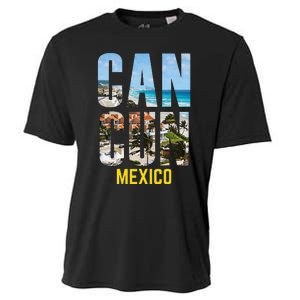 Cancun Mexico Souvenir Gift Spring Summer Vacation Break Cooling Performance Crew T-Shirt