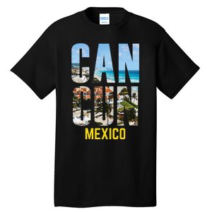 Cancun Mexico Souvenir Gift Spring Summer Vacation Break Tall T-Shirt