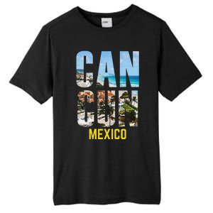 Cancun Mexico Souvenir Gift Spring Summer Vacation Break Tall Fusion ChromaSoft Performance T-Shirt