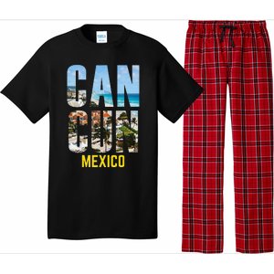 Cancun Mexico Souvenir Gift Spring Summer Vacation Break Pajama Set