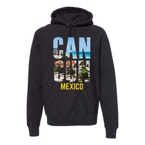 Cancun Mexico Souvenir Gift Spring Summer Vacation Break Premium Hoodie