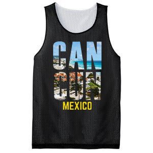 Cancun Mexico Souvenir Gift Spring Summer Vacation Break Mesh Reversible Basketball Jersey Tank