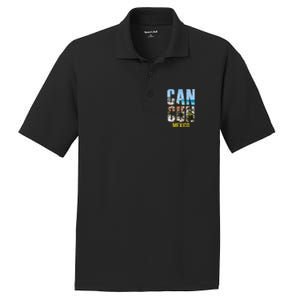 Cancun Mexico Souvenir Gift Spring Summer Vacation Break PosiCharge RacerMesh Polo