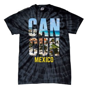 Cancun Mexico Souvenir Gift Spring Summer Vacation Break Tie-Dye T-Shirt