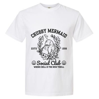 Chubby Mermaid Social Club Garment-Dyed Heavyweight T-Shirt