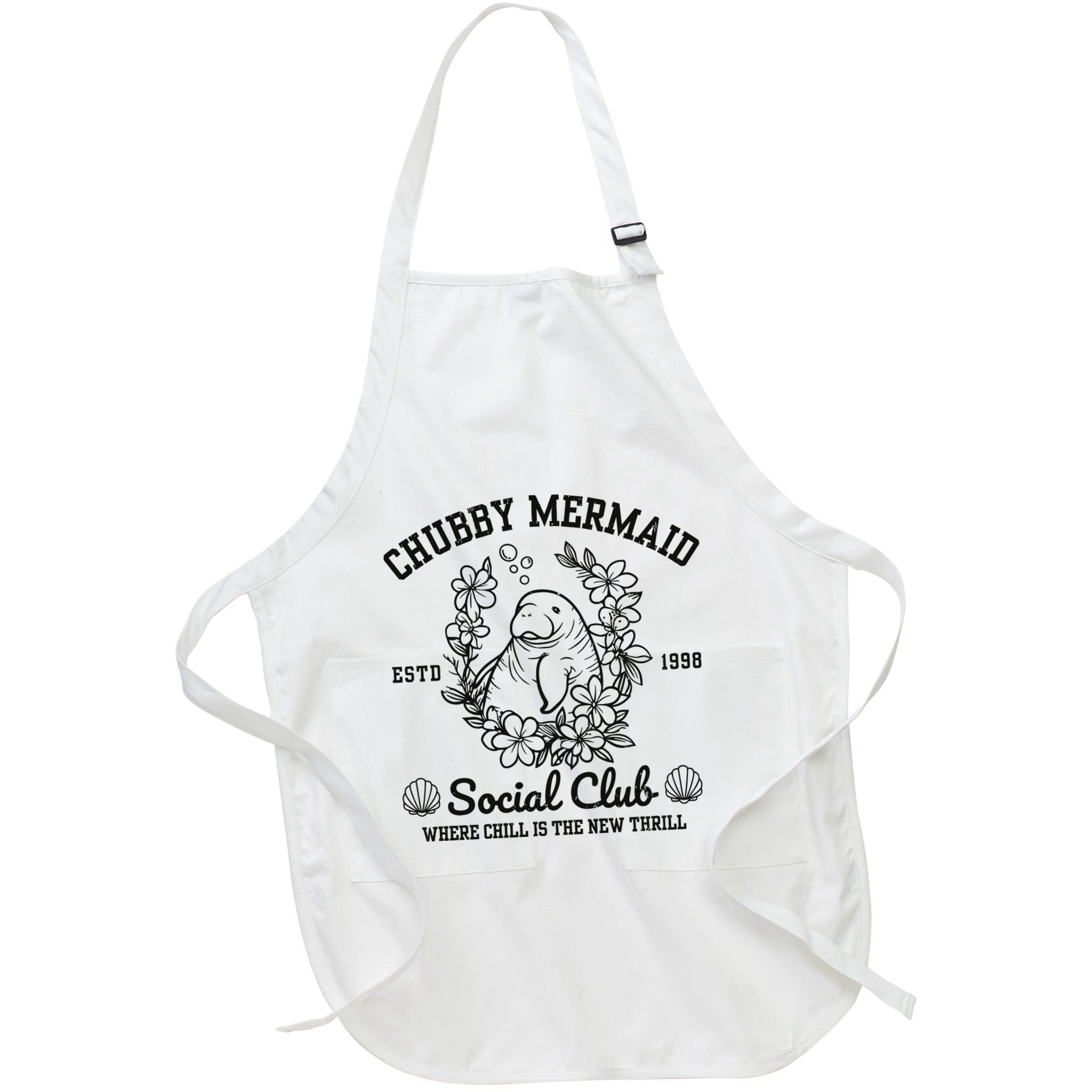 Chubby Mermaid Social Club Apron