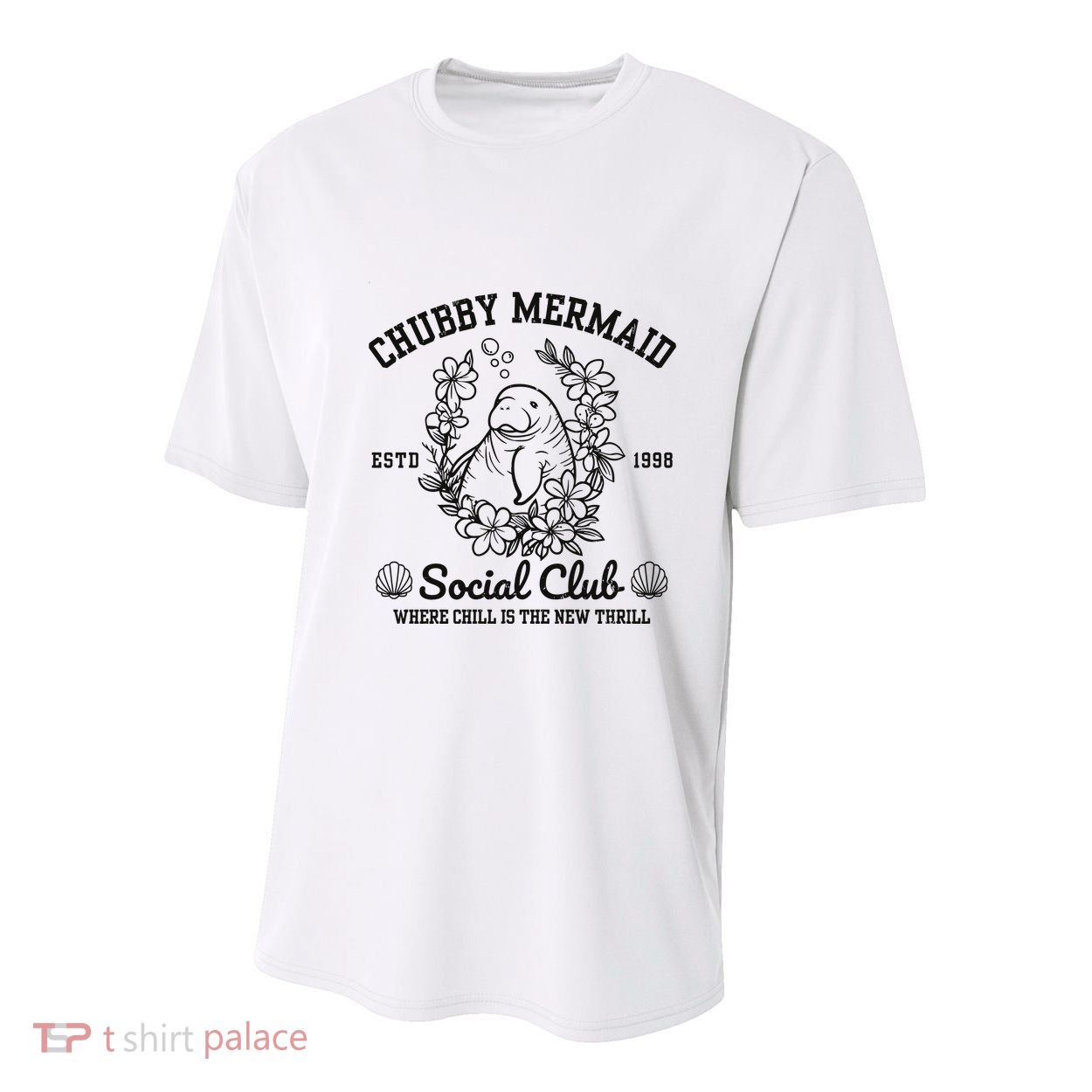 Chubby Mermaid Social Club Youth Performance Sprint T-Shirt