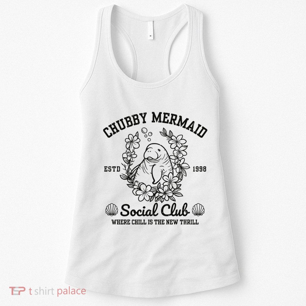 Chubby Mermaid Social Club Womens Tank Top