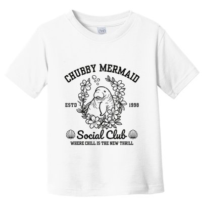 Chubby Mermaid Social Club Toddler T-Shirt