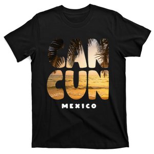 Cancun Mexico Souvenir Sunset Summer Vacation T-Shirt