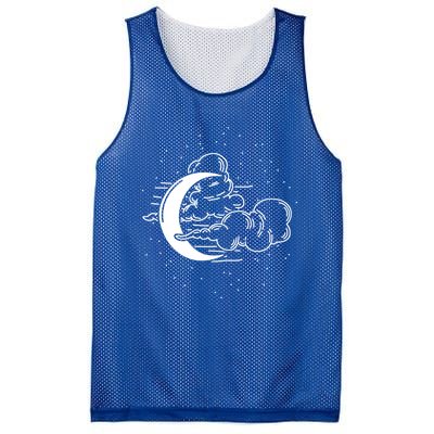 Crescent Moon Stars Dark Goth Gothic Witchcraft Occult Wicca Cool Gift Mesh Reversible Basketball Jersey Tank