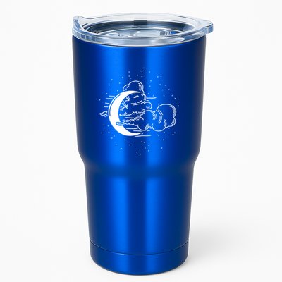 Crescent Moon Stars Dark Goth Gothic Witchcraft Occult Wicca Cool Gift Tumbler