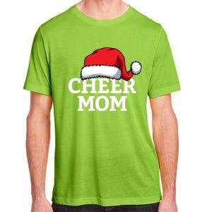 Cheer Mom Santa Christmas Funny Cheerleading Matching Family Funny Gift Adult ChromaSoft Performance T-Shirt