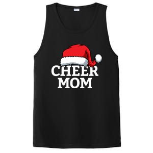 Cheer Mom Santa Christmas Funny Cheerleading Matching Family Funny Gift PosiCharge Competitor Tank