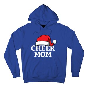 Cheer Mom Santa Christmas Funny Cheerleading Matching Family Funny Gift Hoodie