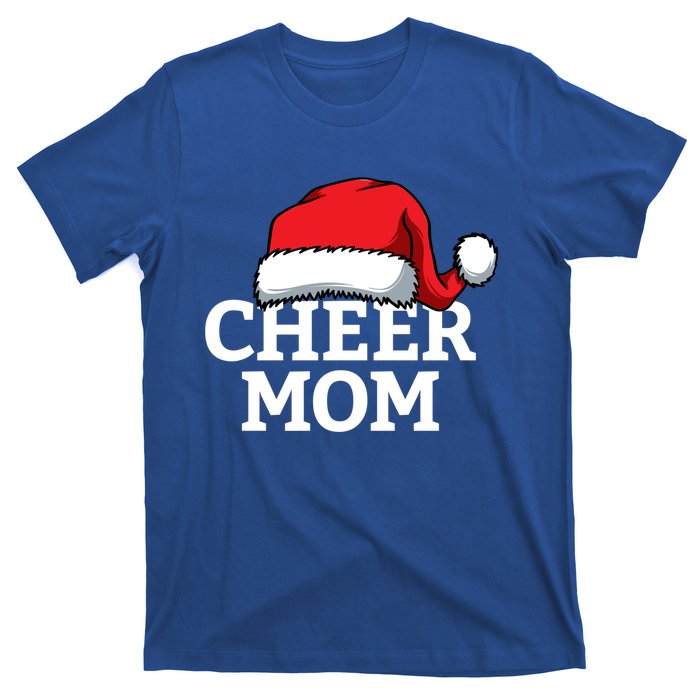 Cheer Mom Santa Christmas Funny Cheerleading Matching Family Funny Gift T-Shirt