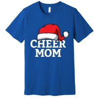 Cheer Mom Santa Christmas Funny Cheerleading Matching Family Funny Gift Premium T-Shirt