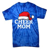 Cheer Mom Santa Christmas Funny Cheerleading Matching Family Funny Gift Tie-Dye T-Shirt