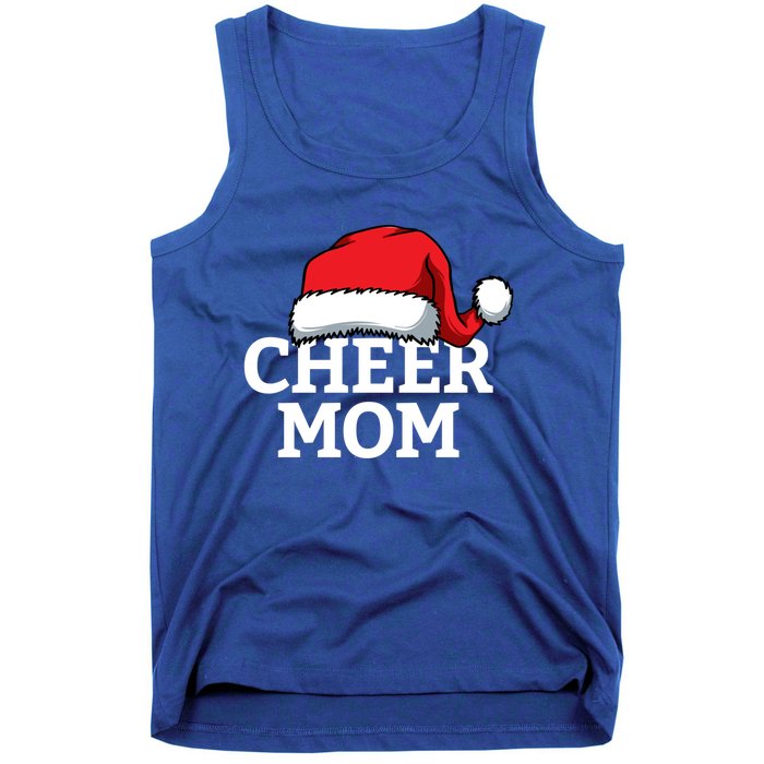 Cheer Mom Santa Christmas Funny Cheerleading Matching Family Funny Gift Tank Top