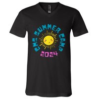 Classen Montessori School Summer Camp 2024 V-Neck T-Shirt