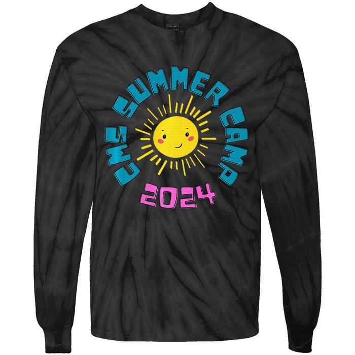 Classen Montessori School Summer Camp 2024 Tie-Dye Long Sleeve Shirt