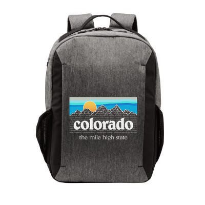 Colorado Mountains Sunset Graphic Design Colorado Vector Backpack