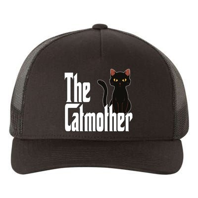 Cat Mother The Catmother Crazy Cat Mom Mama Yupoong Adult 5-Panel Trucker Hat