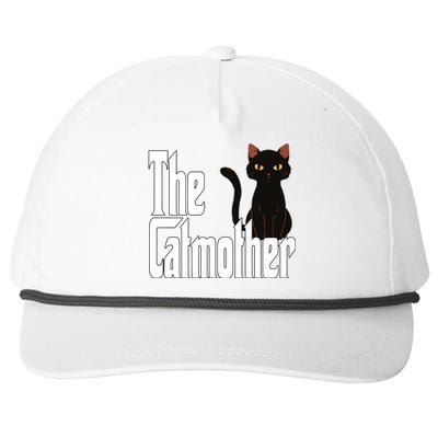 Cat Mother The Catmother Crazy Cat Mom Mama Snapback Five-Panel Rope Hat