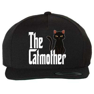 Cat Mother The Catmother Crazy Cat Mom Mama Wool Snapback Cap