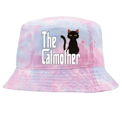 Cat Mother The Catmother Crazy Cat Mom Mama Tie-Dyed Bucket Hat