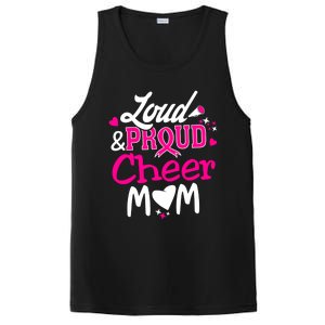 Cheer Mom Tee Pink Month Loud And Proud Cheerleading Gift PosiCharge Competitor Tank