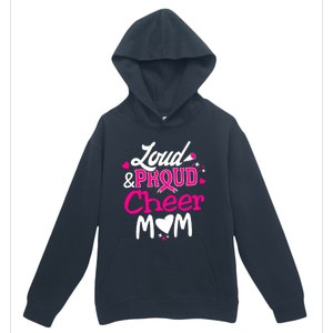 Cheer Mom Tee Pink Month Loud And Proud Cheerleading Gift Urban Pullover Hoodie