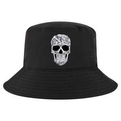 Car Mechanic Tools Skull Garage Halloween Costume Skeleton Cool Comfort Performance Bucket Hat