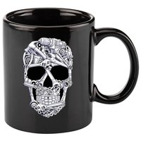 Car Mechanic Tools Skull Garage Halloween Costume Skeleton 11oz C Handle Ceramic Mug