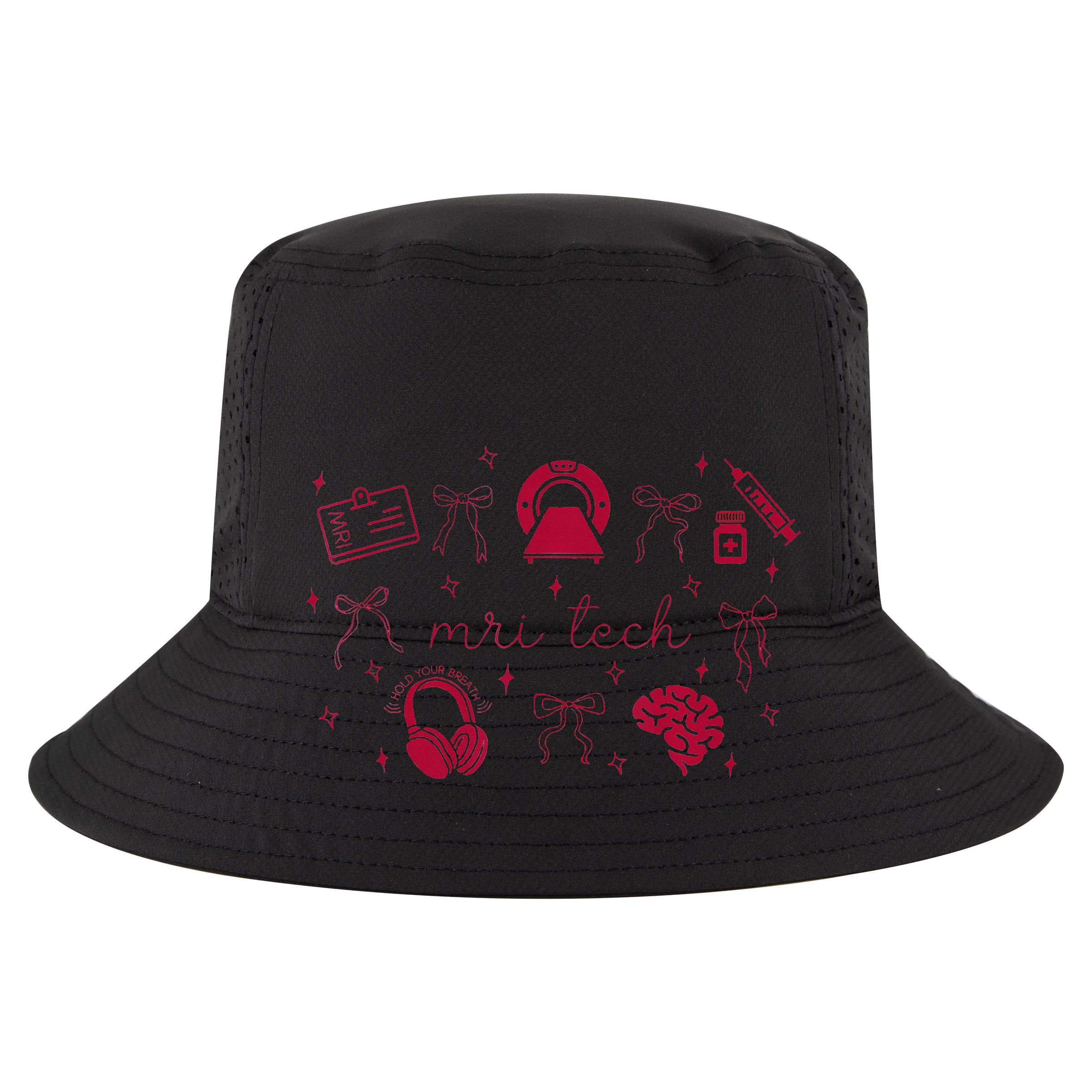 Coquette Mri Tech Magnetic Resonance Imaging Tech Rad Tech 7 Panel Mesh Trucker Snapback Hat