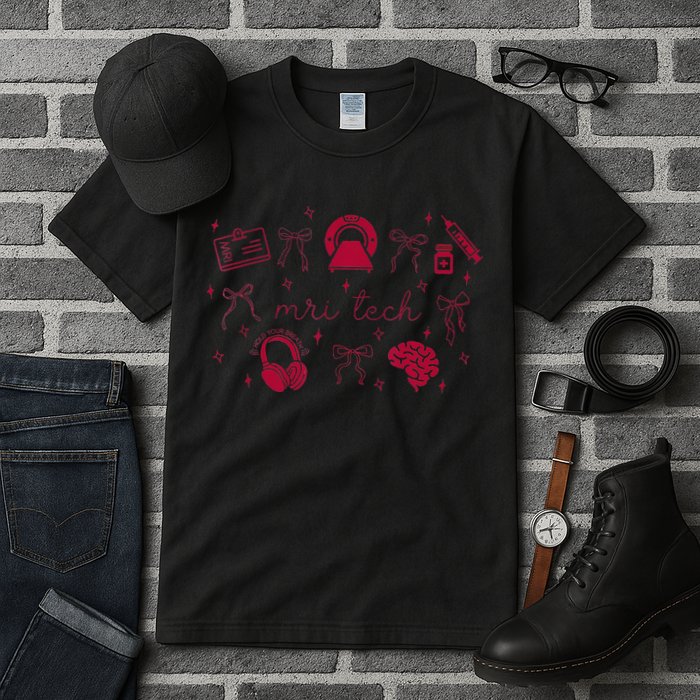 Coquette Mri Tech Magnetic Resonance Imaging Tech Rad Tech Tall T-Shirt