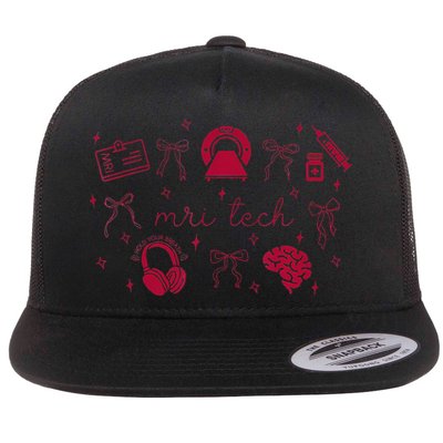 Coquette Mri Tech Magnetic Resonance Imaging Tech Rad Tech Flat Bill Trucker Hat