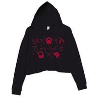 Coquette Mri Tech Magnetic Resonance Imaging Tech Rad Tech Crop Fleece Hoodie