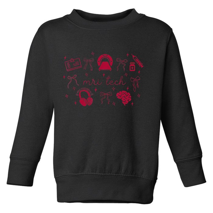 Coquette Mri Tech Magnetic Resonance Imaging Tech Rad Tech Toddler Sweatshirt