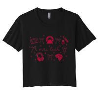 Coquette Mri Tech Magnetic Resonance Imaging Tech Rad Tech Women's Crop Top Tee